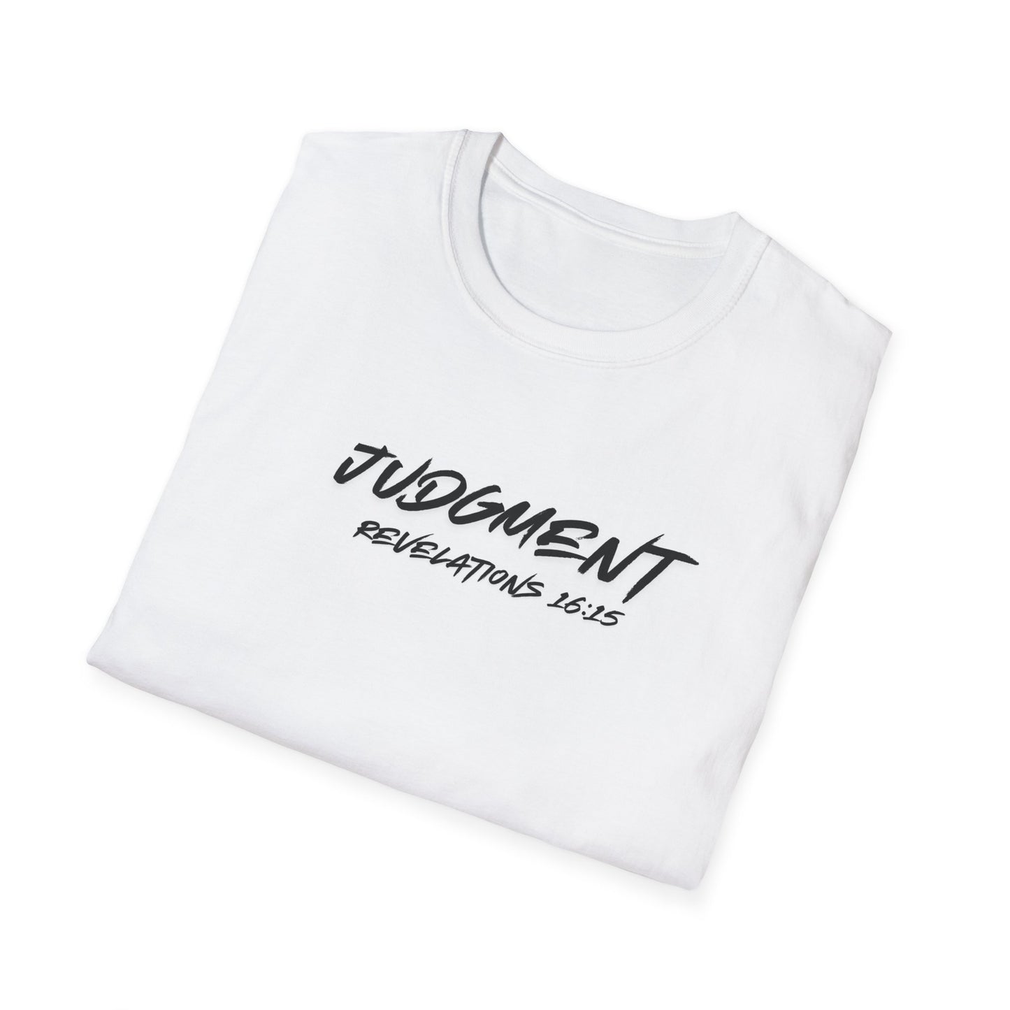 Faith-Inspired Unisex T-Shirt for Comfort & Style, Christian Apparel, Judgment Design, Casual Wear, Thoughtful Gift Idea