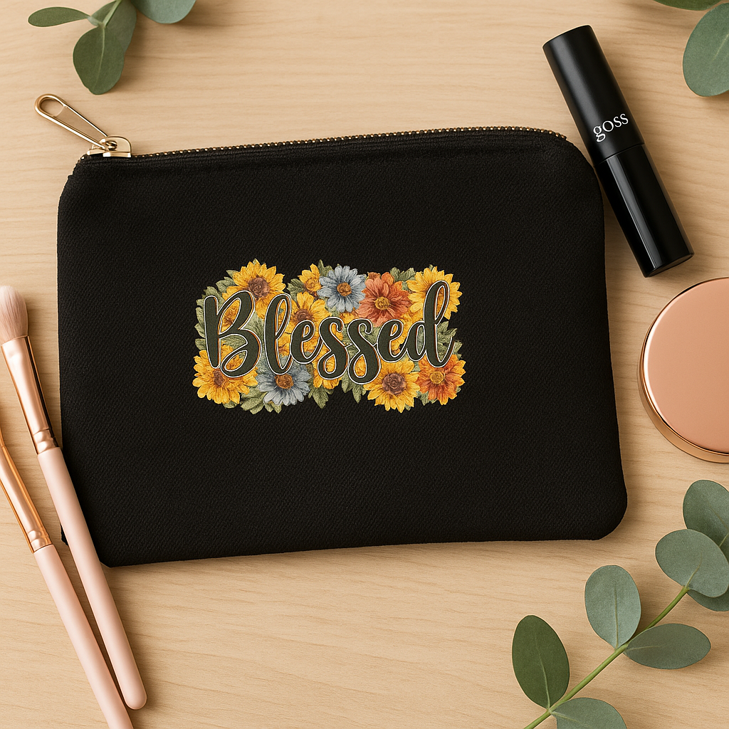 Blessed Makeup zipper bag - S