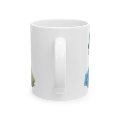 Princess Girls Ceramic Mug — Cute Cartoon Royalty Tea Coffee Cup (11oz/15oz)