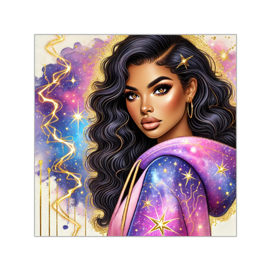 Galaxy Girl Sticker