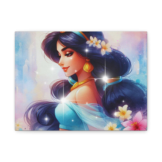 Elegant Princess Canvas Art, Dreamy Vibes, Home Decor, Gift Idea, Kids Room, Nursery Wall Art