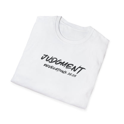 Faith-Inspired Unisex T-Shirt for Comfort & Style, Christian Apparel, Judgment Design, Casual Wear, Thoughtful Gift Idea