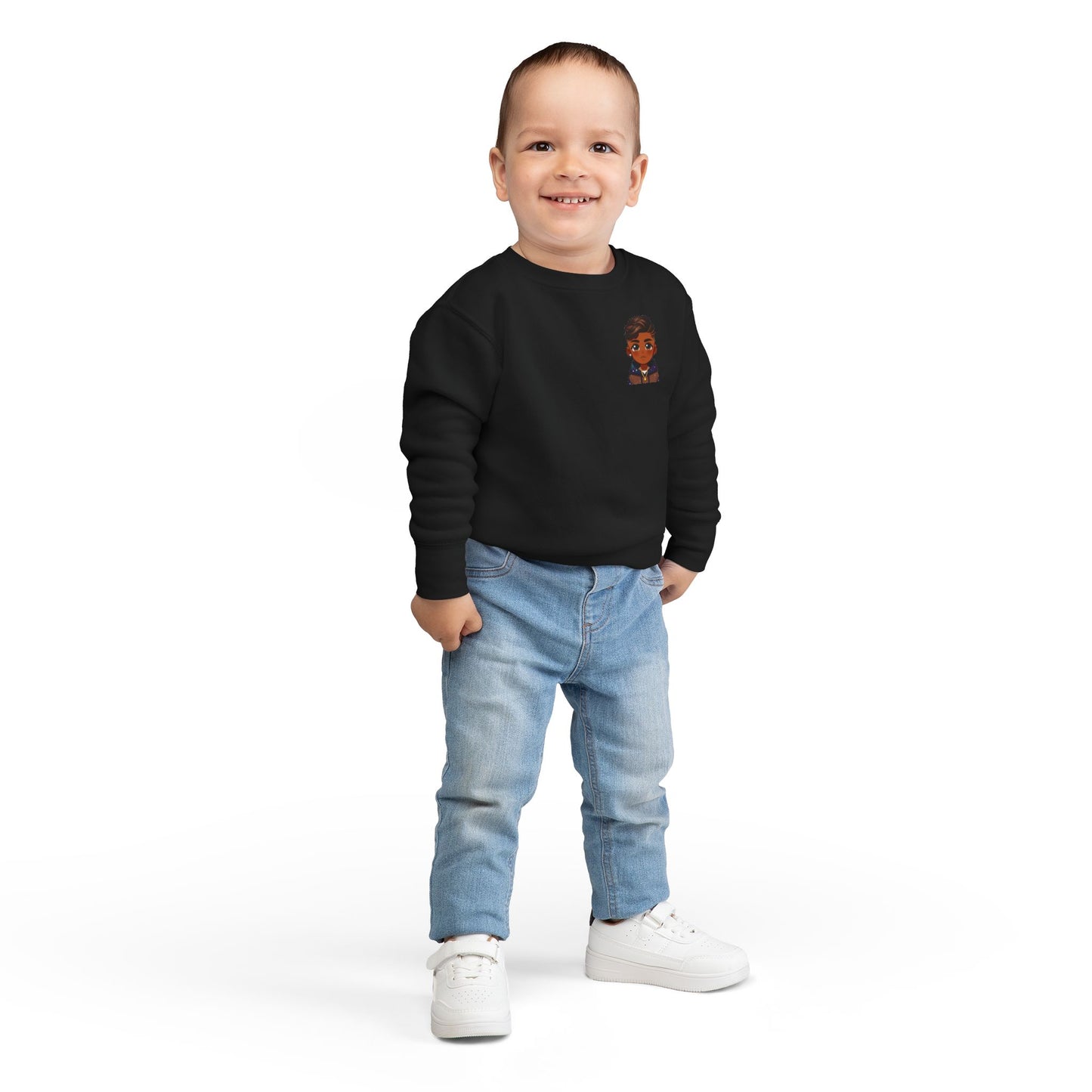 Glam Kid Toddler Sweatshirt — Sparkle Galaxy Hoodie Boy Graphic