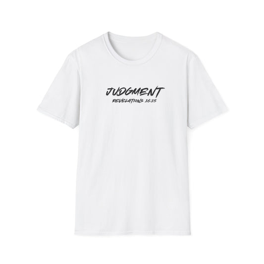 Faith-Inspired Unisex T-Shirt for Comfort & Style, Christian Apparel, Judgment Design, Casual Wear, Thoughtful Gift Idea
