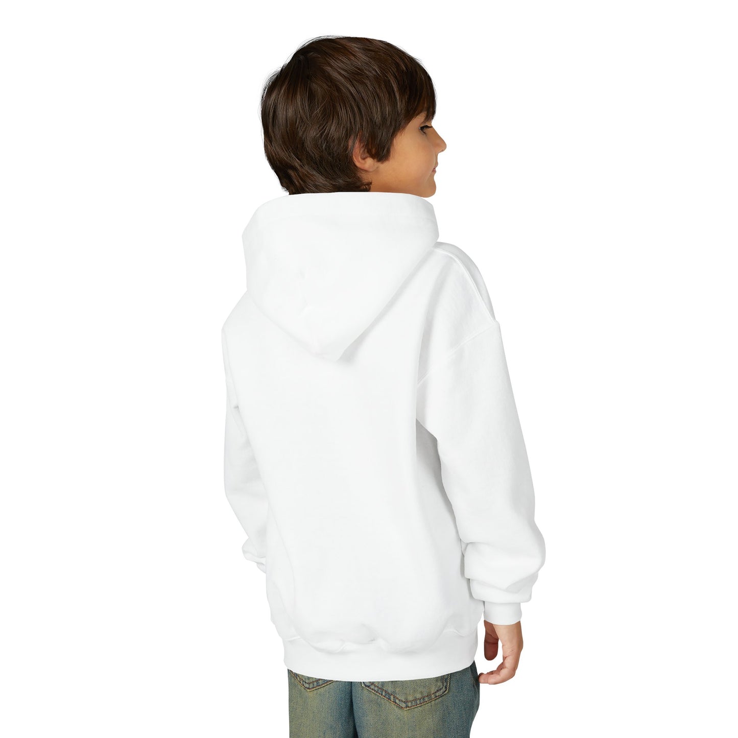 Youth Hoodie — 'XOXO' Heart & Valentine Graphic