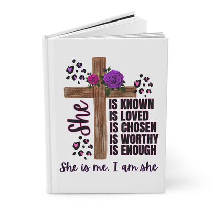 Empowering Hardcover Journal, Motivational Journal for Women, Gift for Her, Affirmation Journal, Inspirational Writing (PINK & PURPLE)