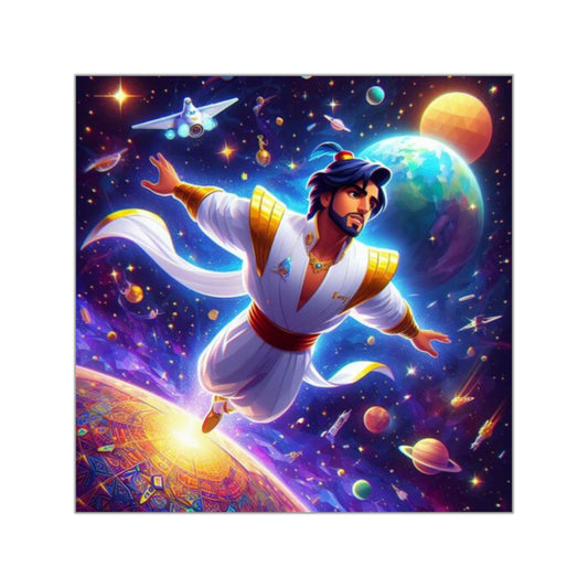Cosmic Adventure Vinyl Stickers | Colorful Space Theme, Fun Décor, Teacher Gifts, Party Favors, Laptop Accessories, Kids Room (A1)