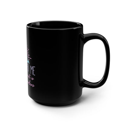 15oz Black Mug — "Spirit Lead Me" Inspirational Faith Coffee Cup