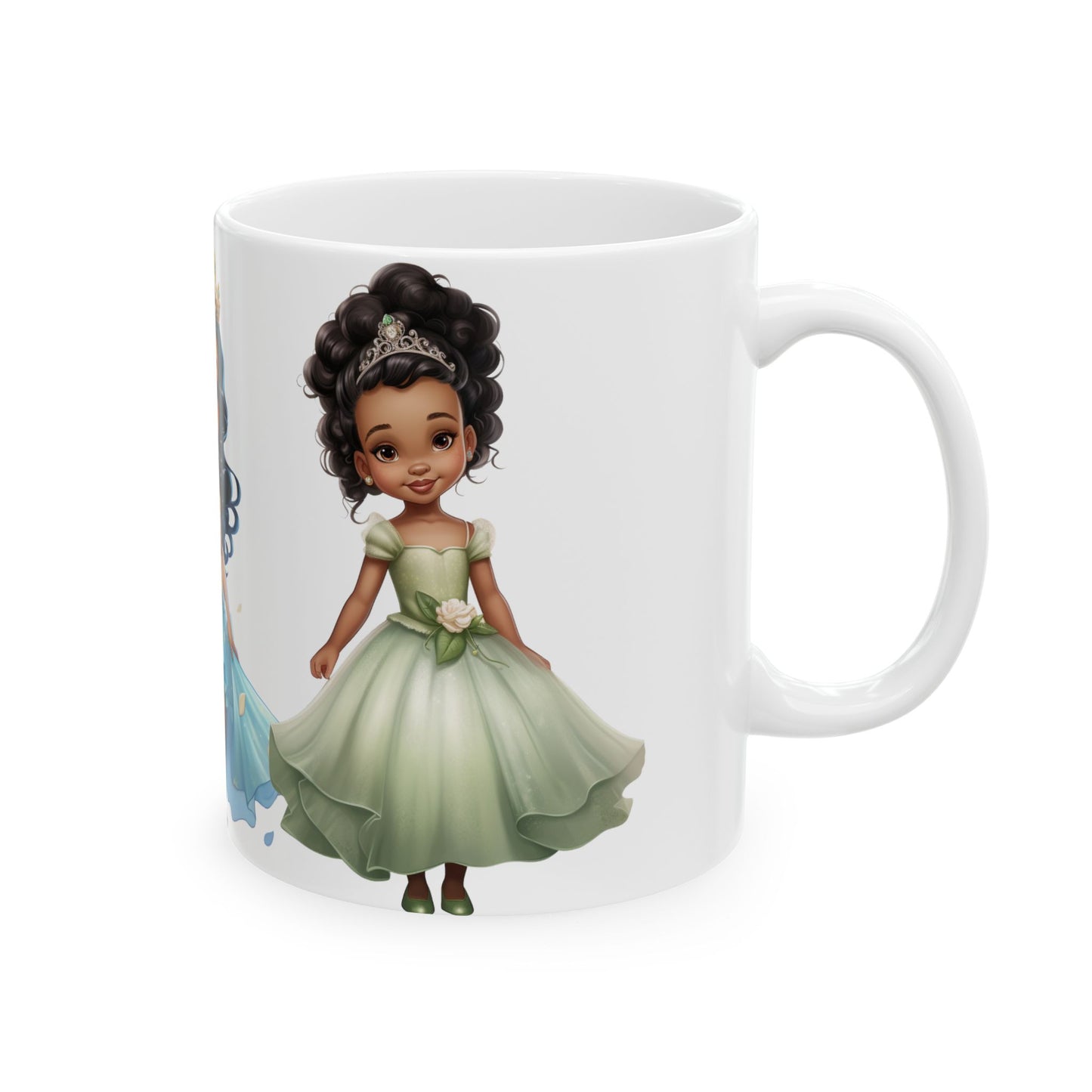Princess Girls Ceramic Mug — Cute Cartoon Royalty Tea Coffee Cup (11oz/15oz)