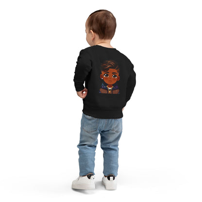 Glam Kid Toddler Sweatshirt — Sparkle Galaxy Hoodie Boy Graphic