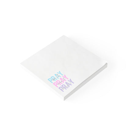 Prayer Post-it Note Pads — Pastel "Pray" Sticky Notes for Church, Devotions & Gifts