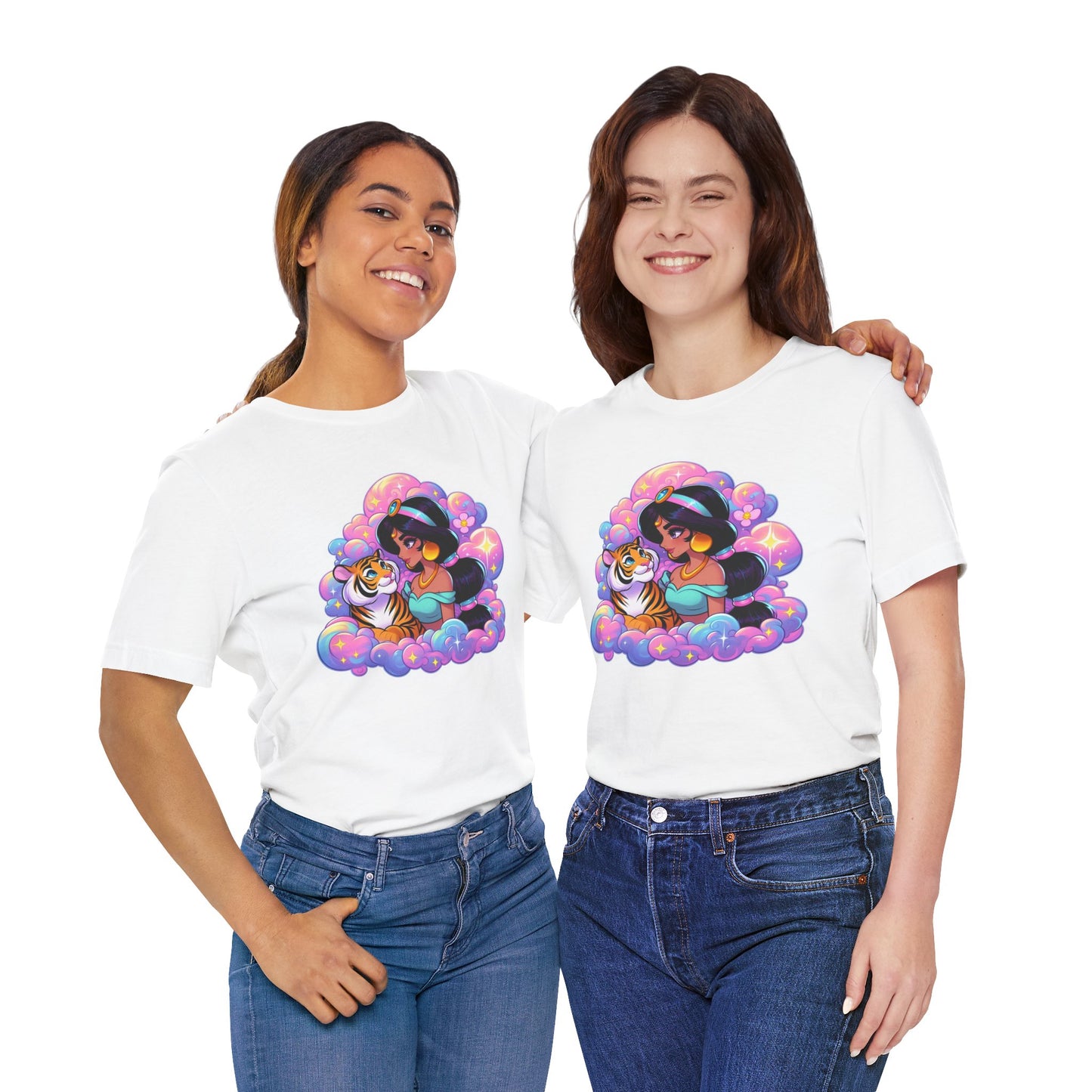 Whimsical Tiger Dream Graphic Tee, Cute T-Shirt for Animal Lovers, Casual Wear, Gift for Friends, Fun Summer Outfit, Unique Apparel