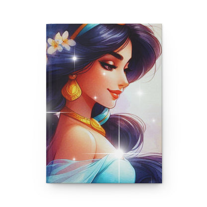 Enchanting Princess Hardcover Journal, Magical Writing Notebook, Dreamy Gift for Students, Art Lovers, Creative Journaling