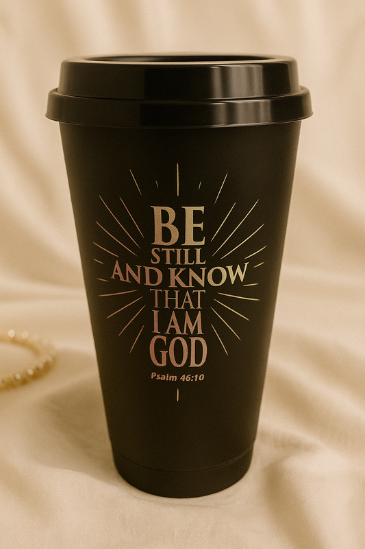 Be still and know - cups